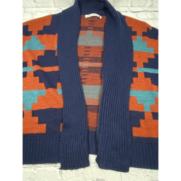 Woolrich Open‎ Cardigan Southwestern Womens Size 10 Acrylic - Picture 8 of 11